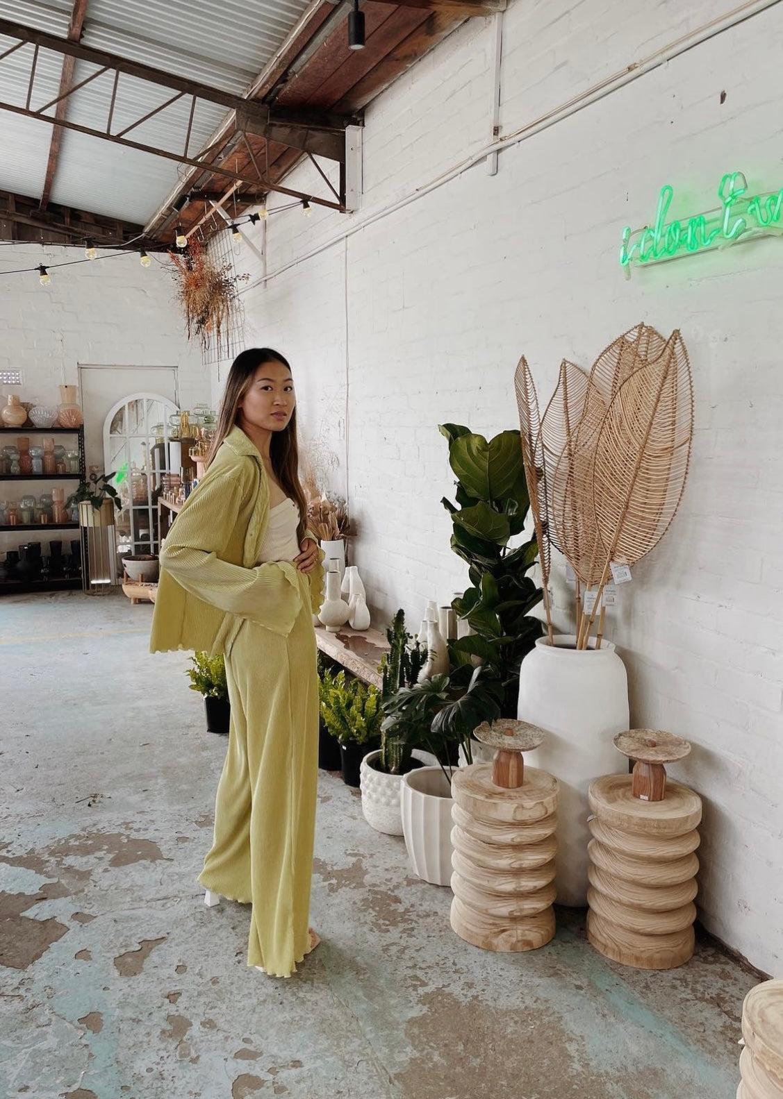 THE TUSCANY BLOUSE | GREEN