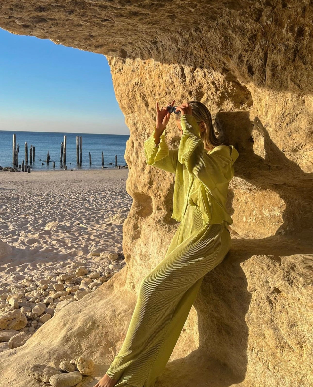 THE TUSCANY BLOUSE | GREEN