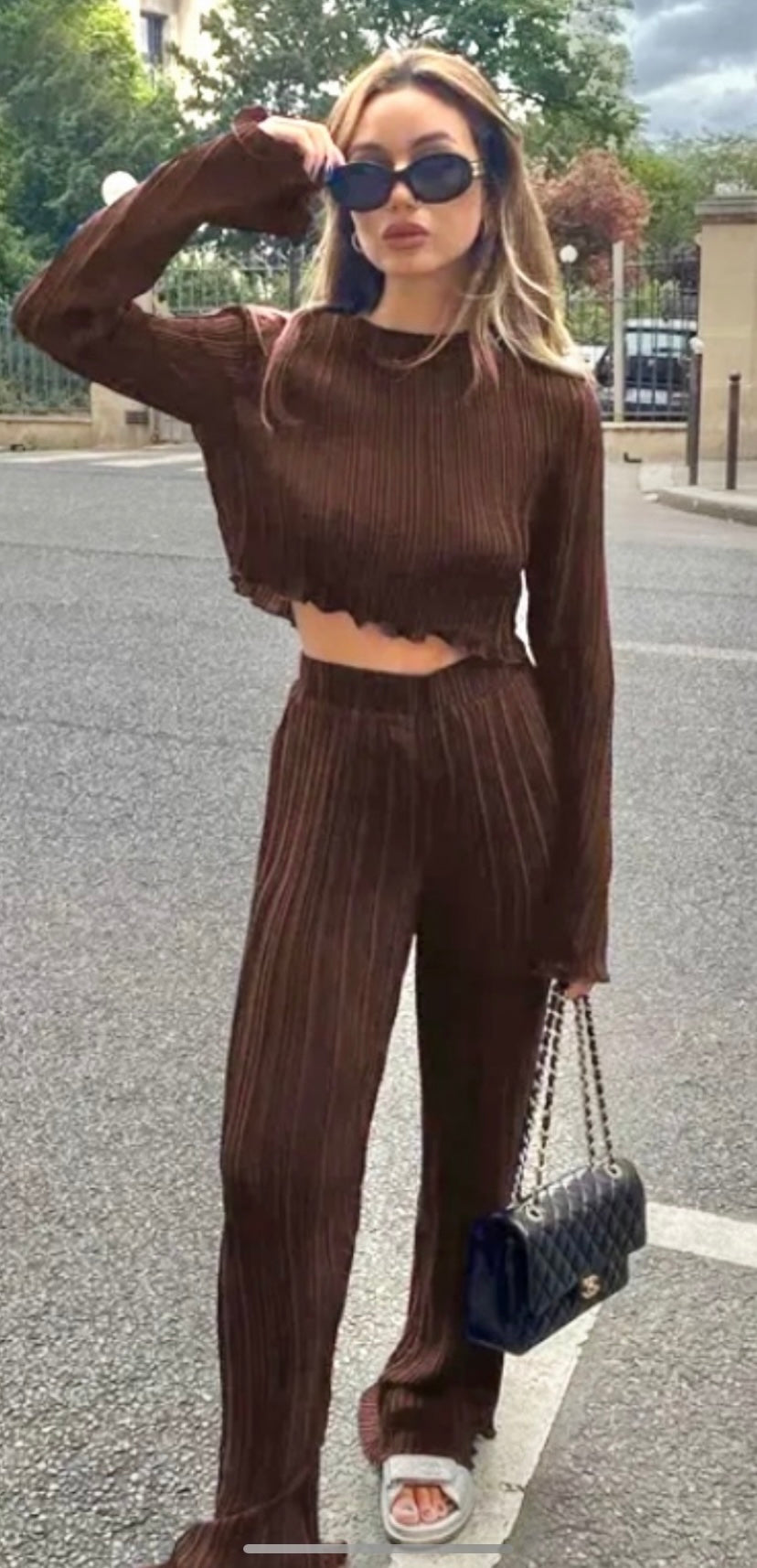 PRAIANO PANTS | CHOCOLATE BROWN
