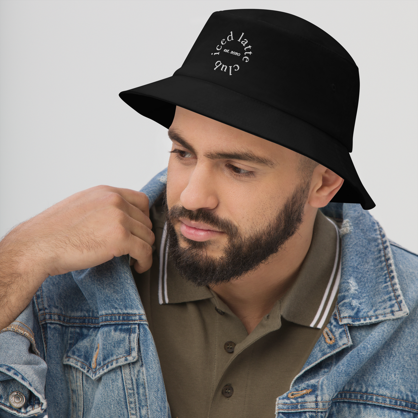 ICED LATTE CLUB | BUCKET HAT | BLACK
