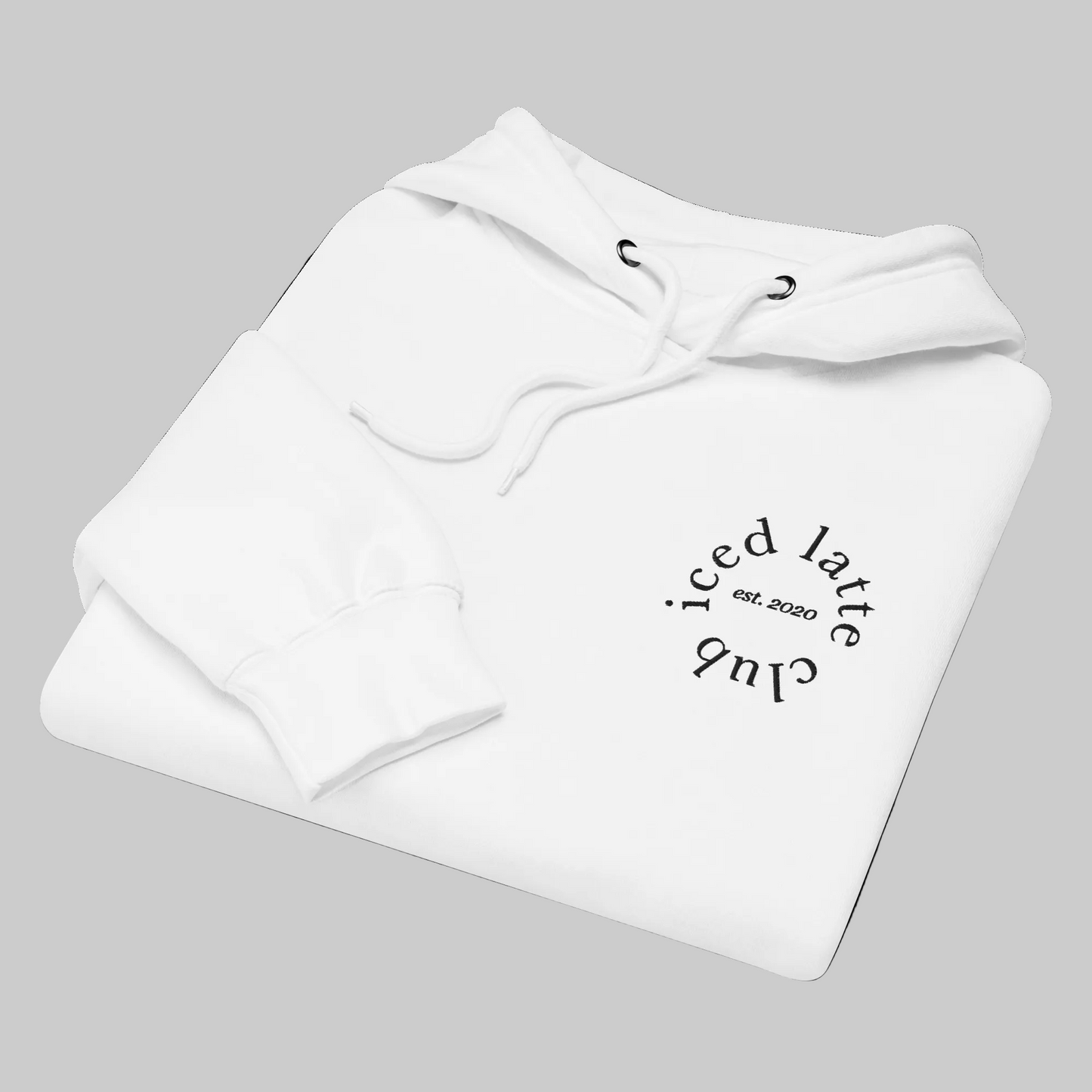 ICED LATTE CLUB | UNISEX HOODIE | MILKY WHITE