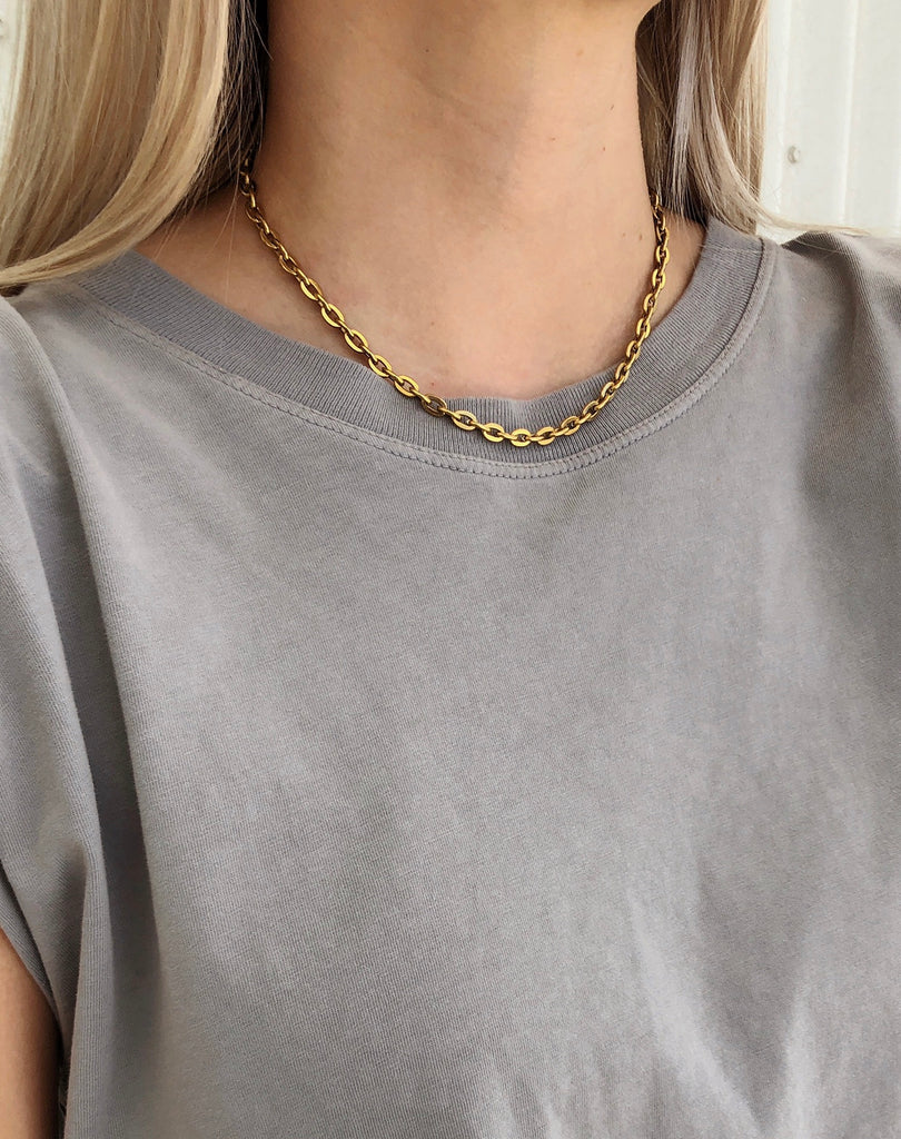KIM Necklace | 18K Gold Plated