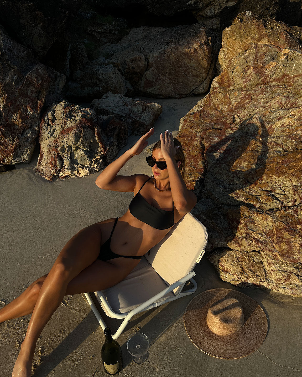 GIGI Tie Back Top | NOIR