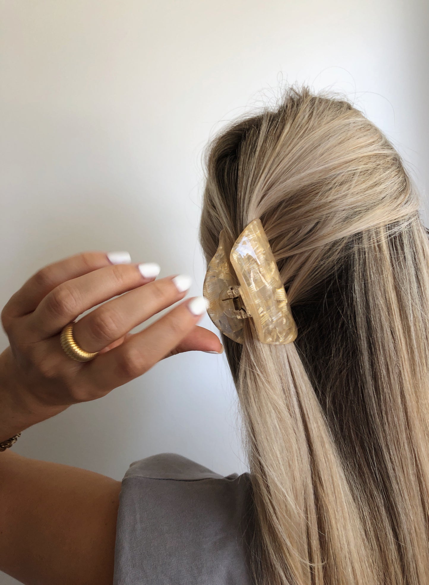 KATY Hair Clip | Yellow