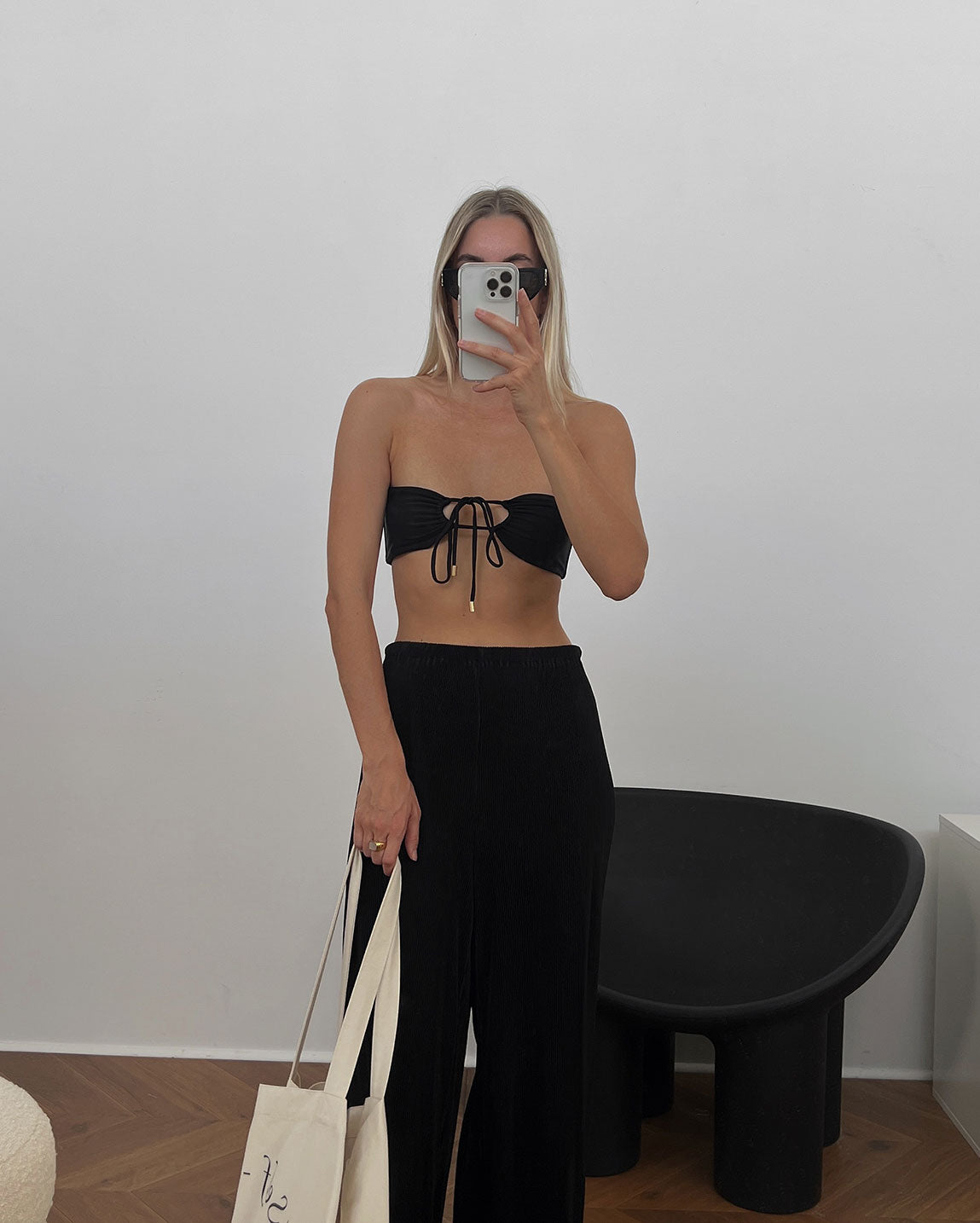 KAIA MULTI-TIE TOP | NOIR