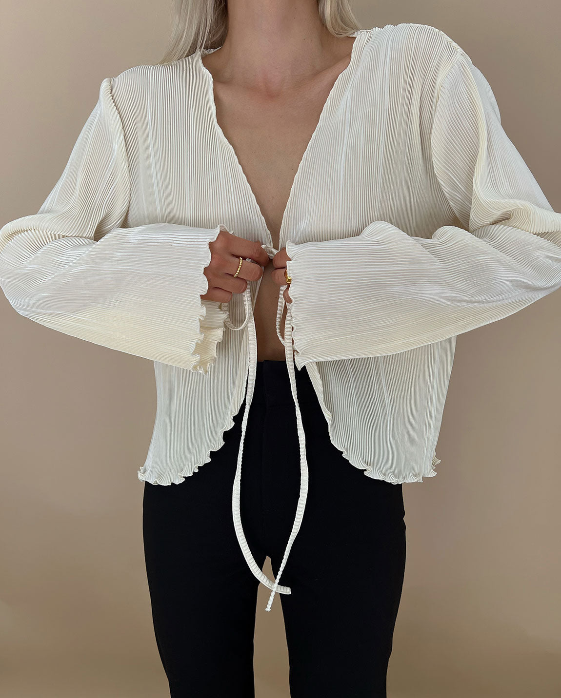 THE PARIS BLOUSE | BEIGE