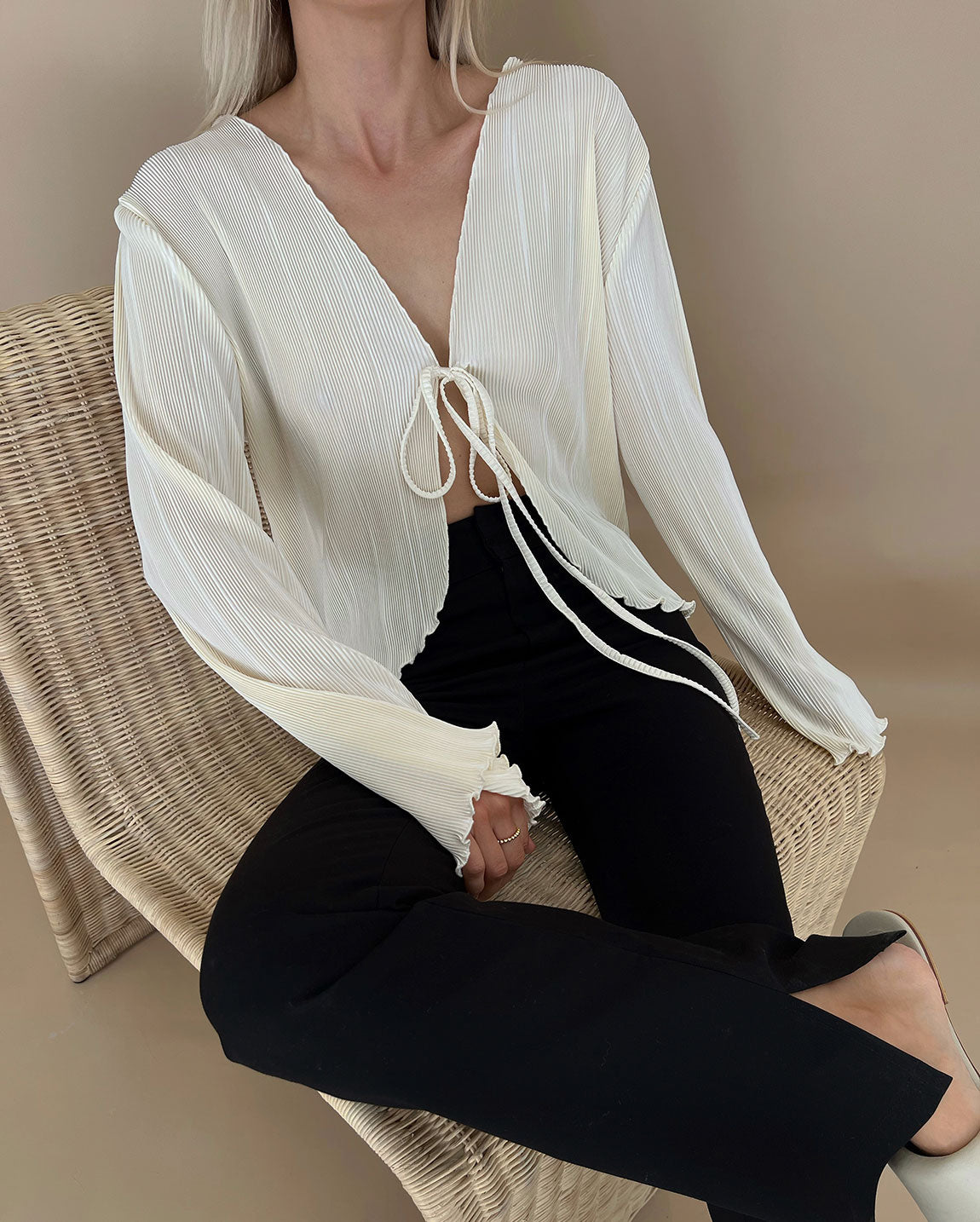 THE PARIS BLOUSE | BEIGE