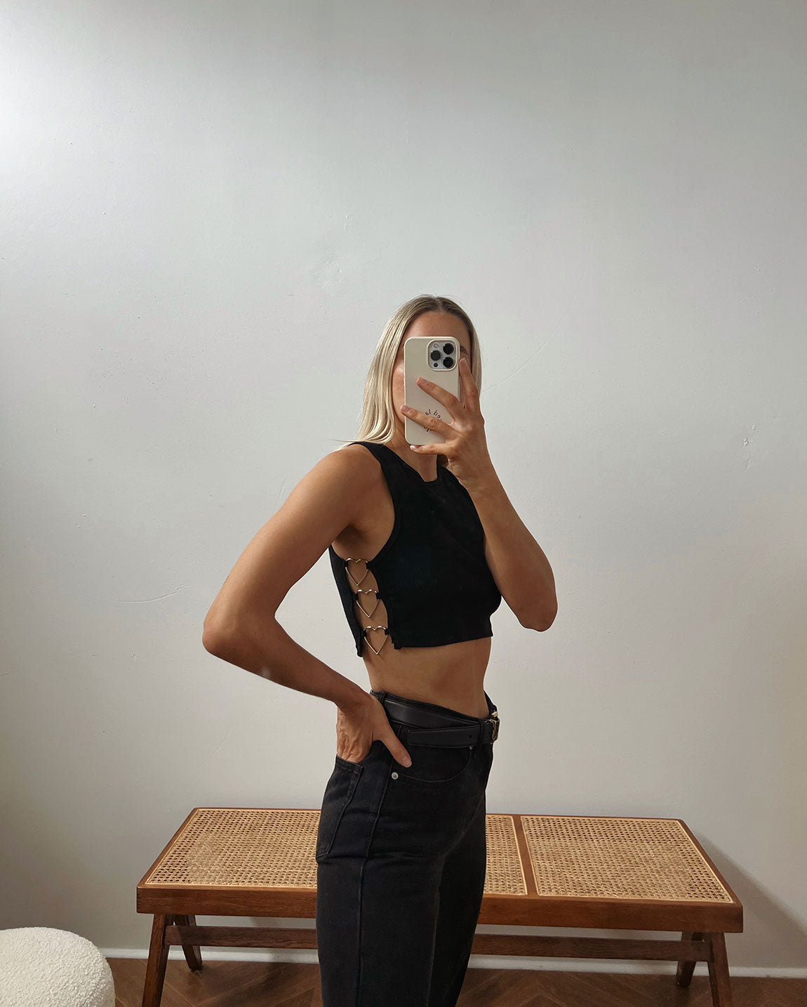 THE LOVERS TOP | BLACK