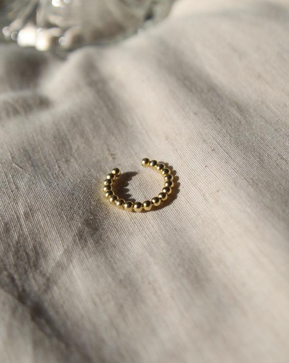 AMELIA Bead Ring | 18K Gold Plated