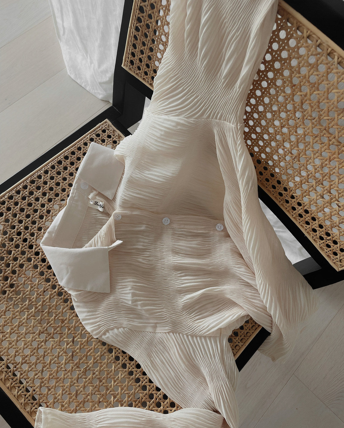 THE AMALFI BLOUSE | BEIGE