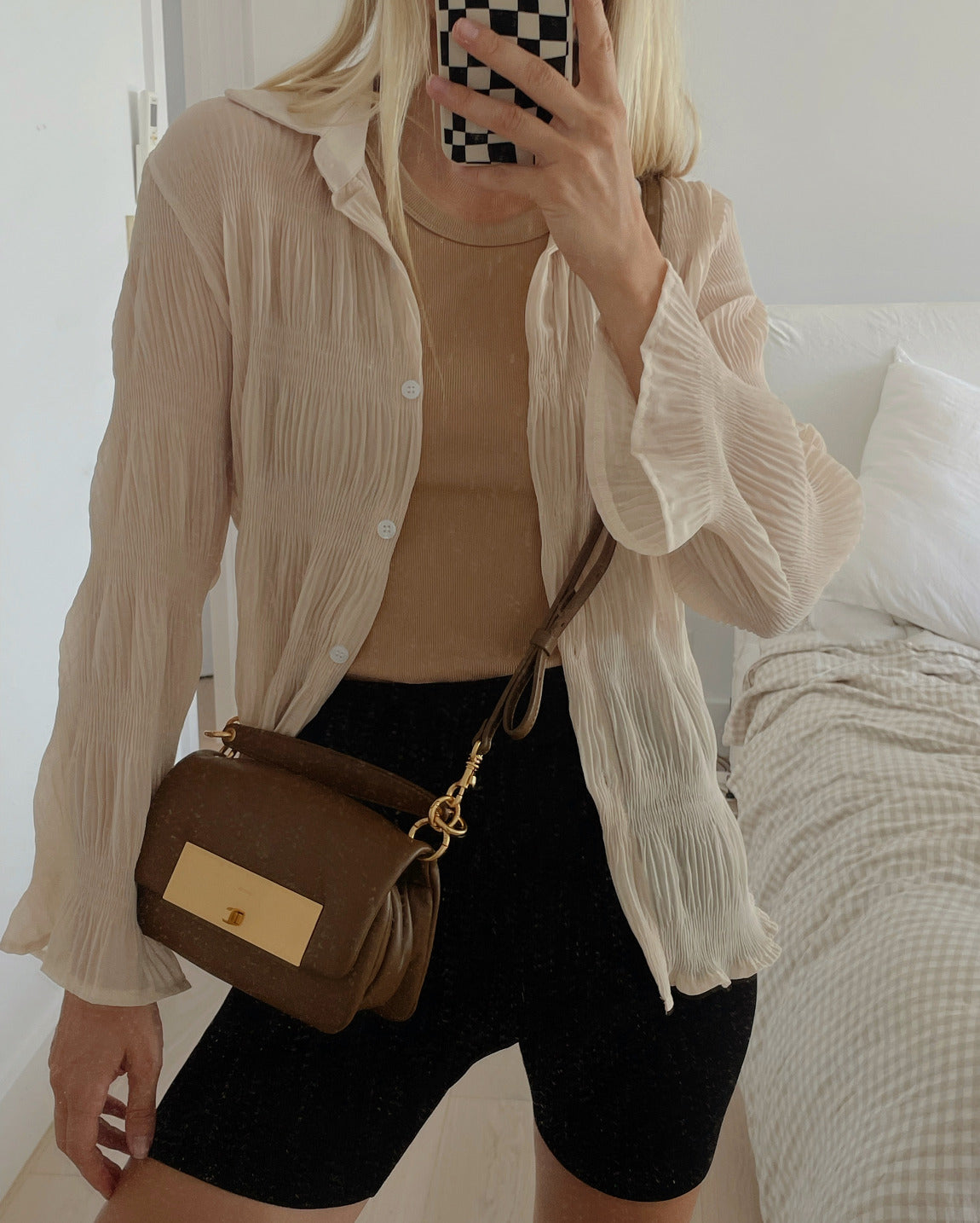THE AMALFI BLOUSE | BEIGE