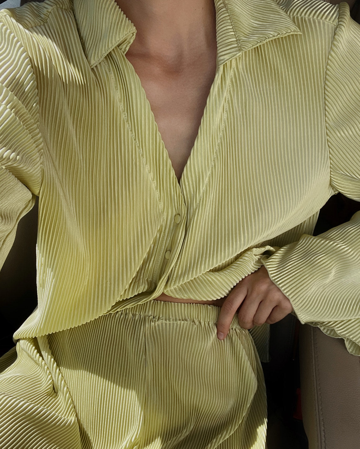 THE TUSCANY BLOUSE | GREEN