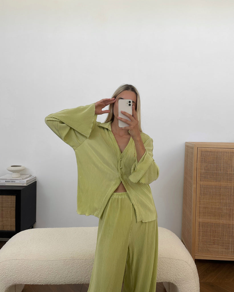THE TUSCANY BLOUSE | GREEN