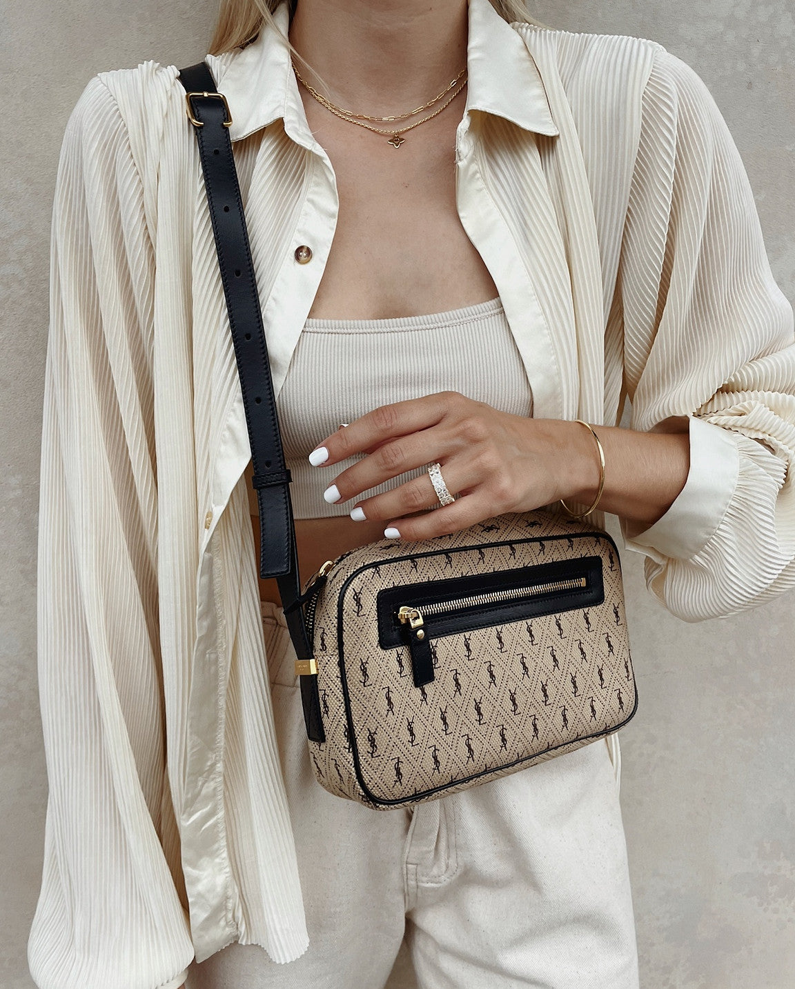 THE POSITANO BLOUSE | BEIGE