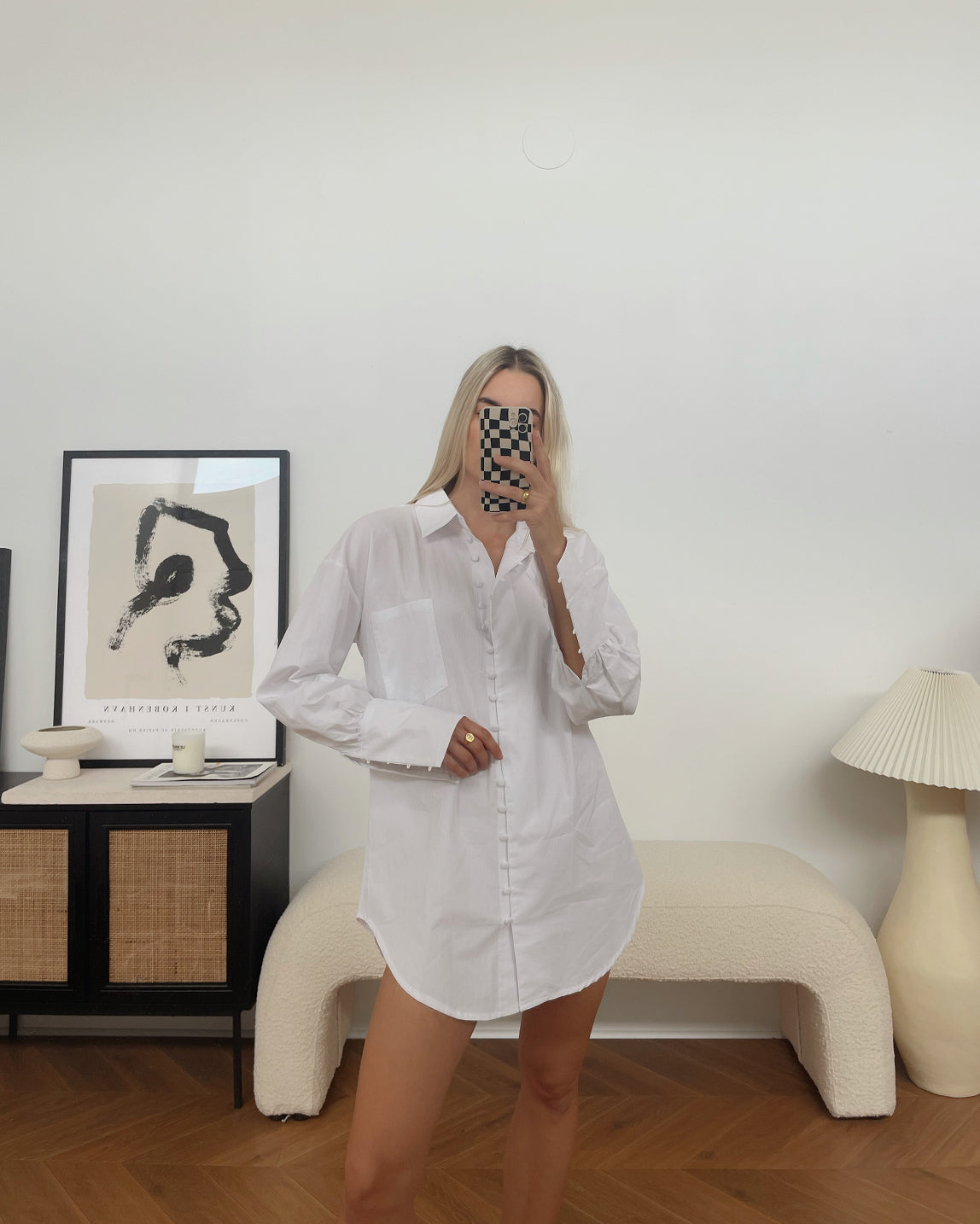 THE ROME SHIRT DRESS | WHITE