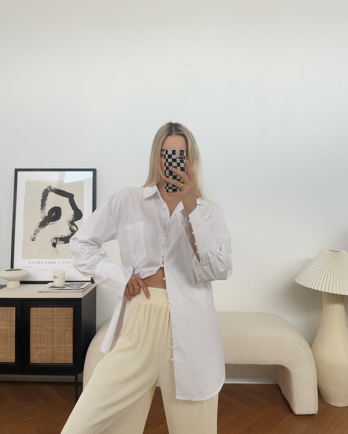THE ROME SHIRT DRESS | WHITE