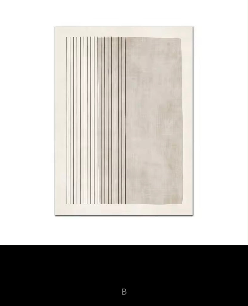 Abstract Minimalist Line Interior Decor Print