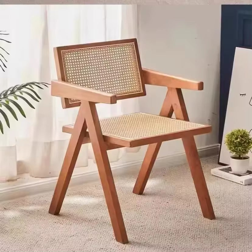 Wooden Rattan Chair