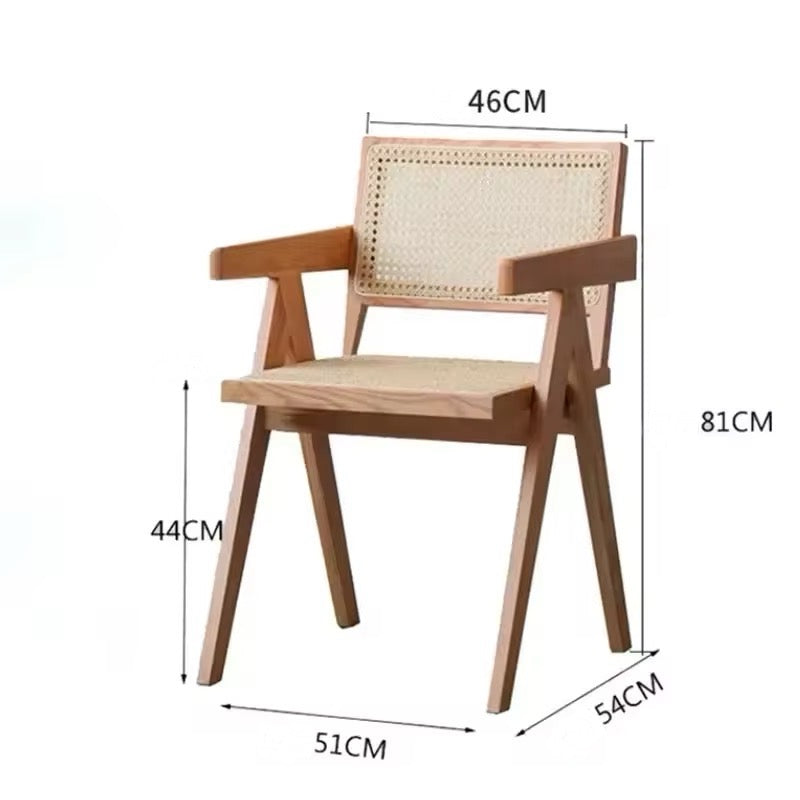 Wooden Rattan Chair