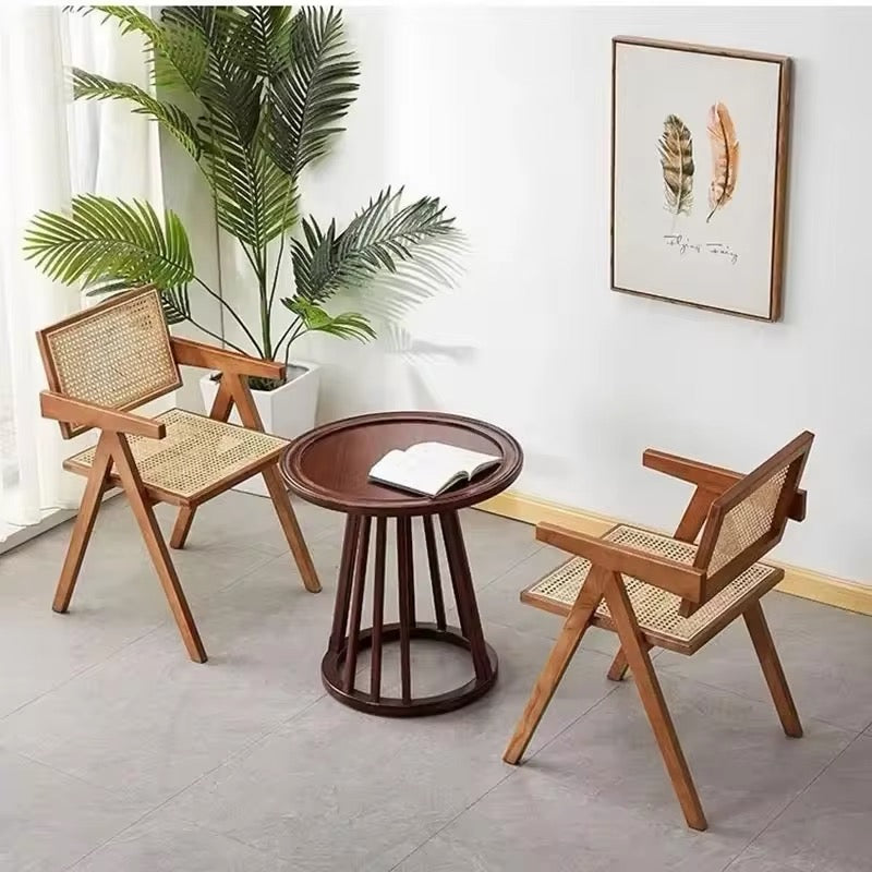 Wooden Rattan Chair