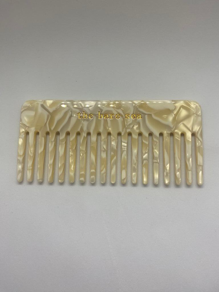 RILEY Hair Comb | Pearl and Beige