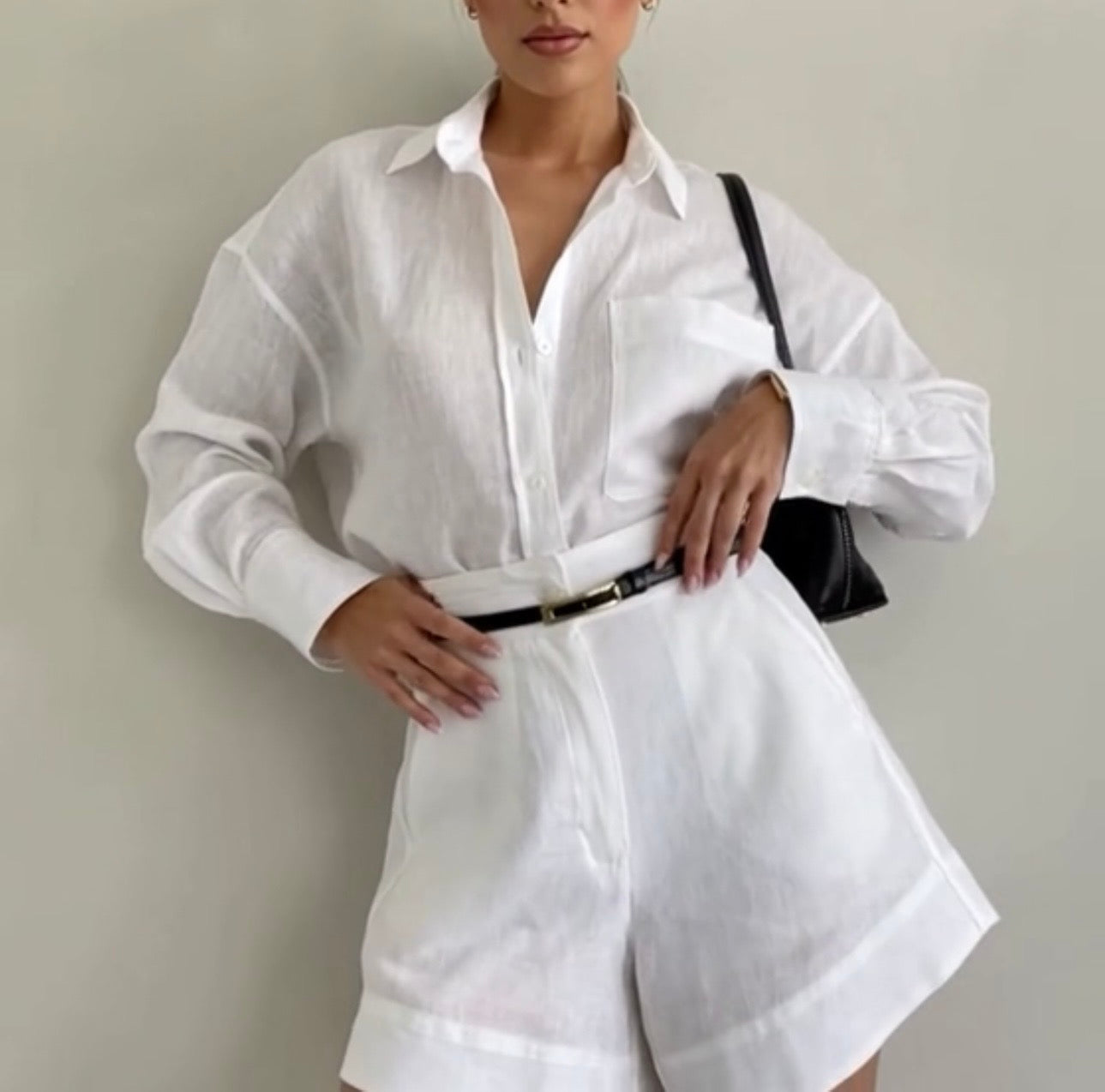 TERRA SPRING SHORTS | WHITE