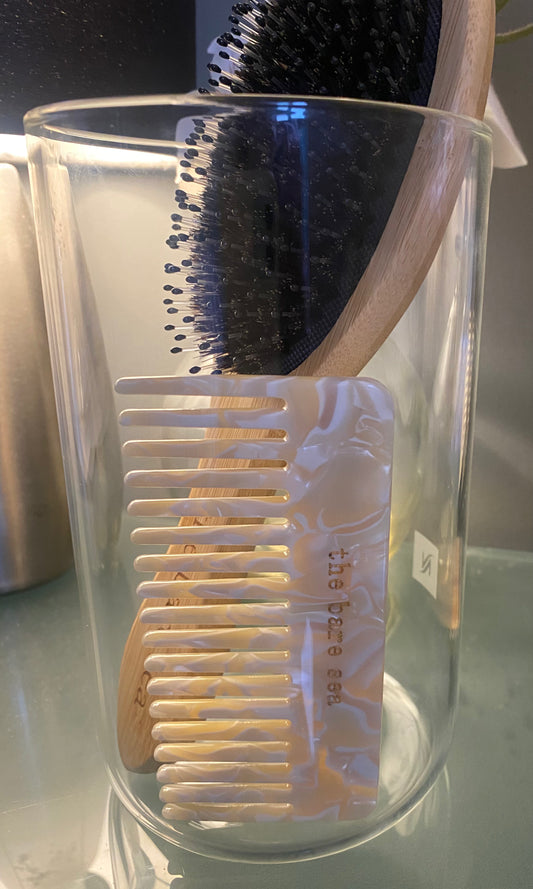 RILEY Hair Comb | Pearl and Beige