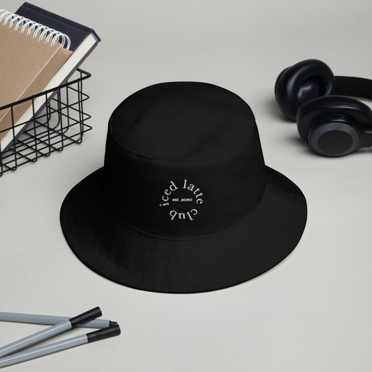 ICED LATTE CLUB | BUCKET HAT | BLACK