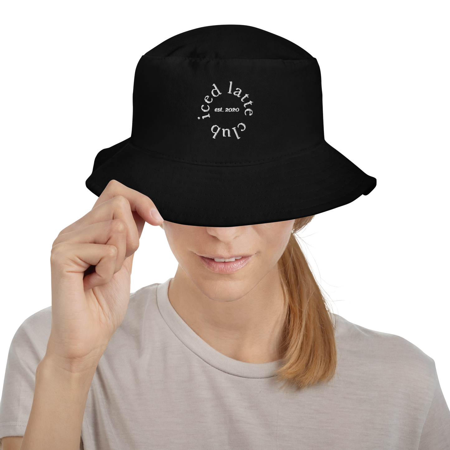 ICED LATTE CLUB | BUCKET HAT | BLACK