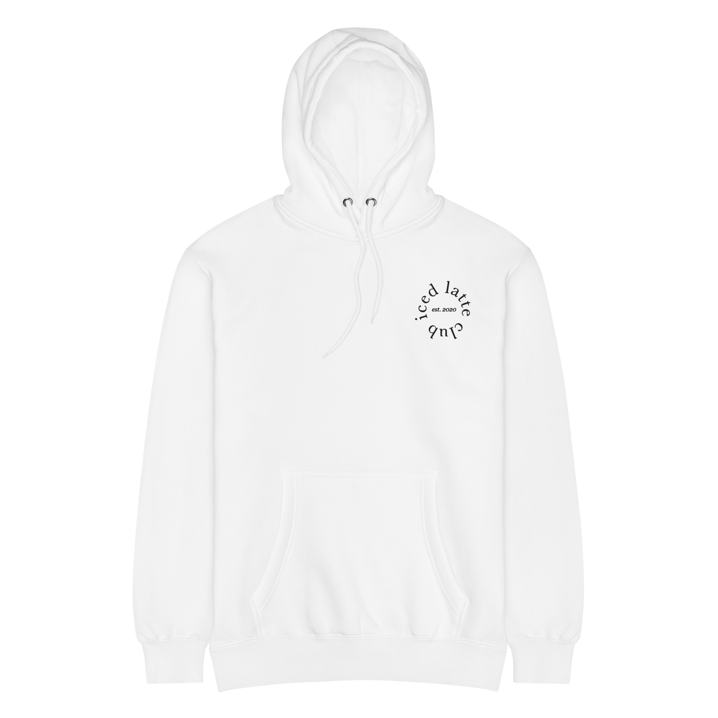 ICED LATTE CLUB | UNISEX HOODIE | MILKY WHITE