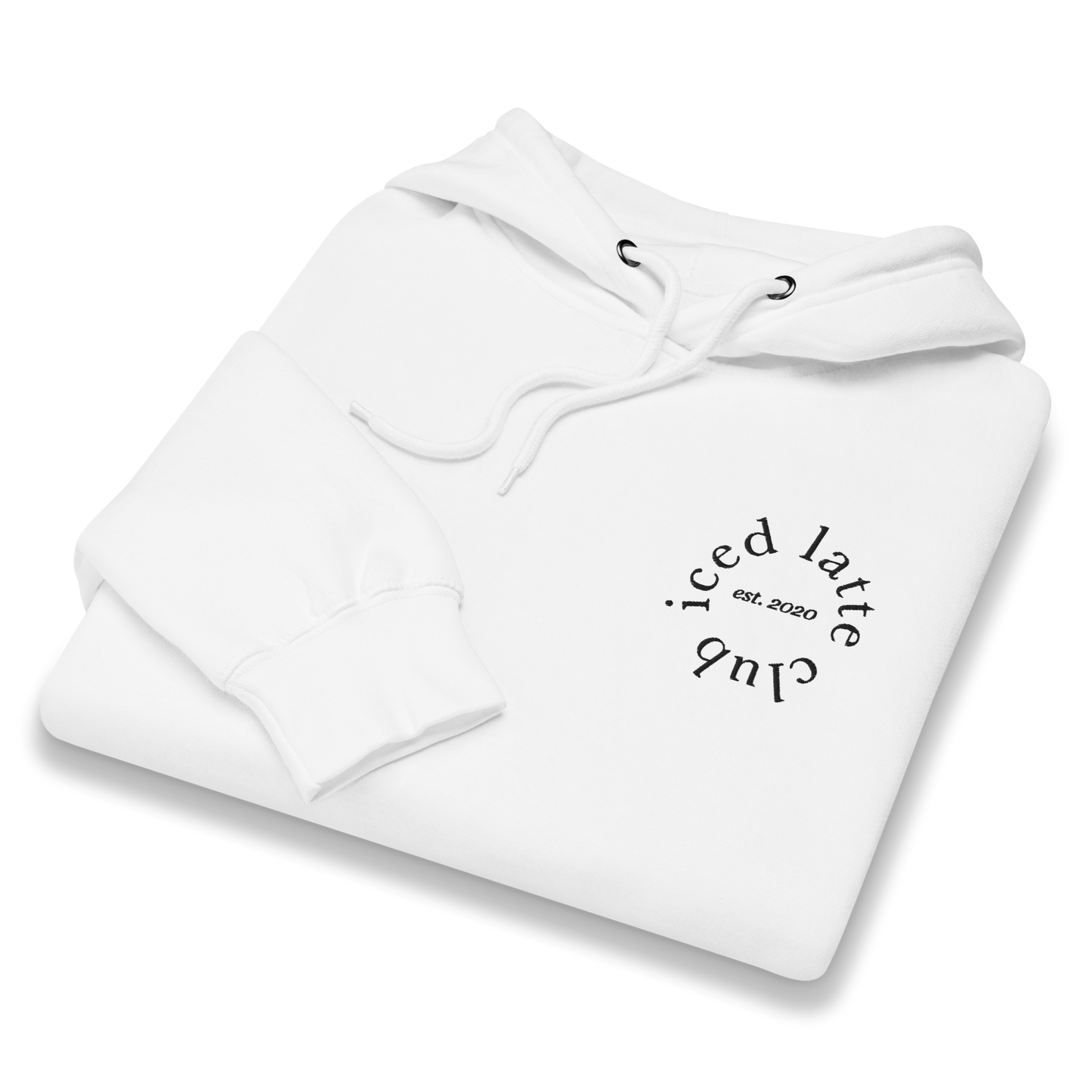 ICED LATTE CLUB | UNISEX HOODIE | MILKY WHITE