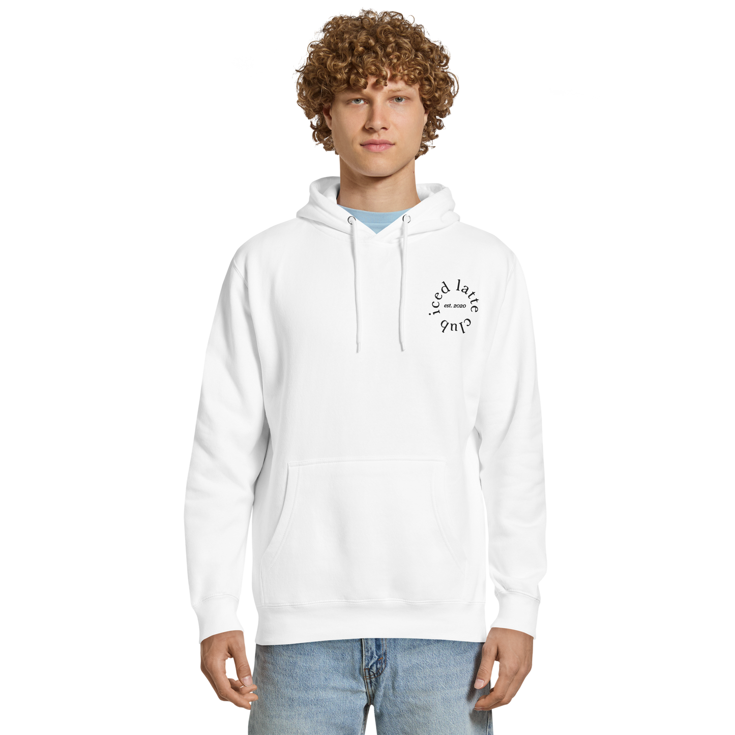 ICED LATTE CLUB | UNISEX HOODIE | MILKY WHITE