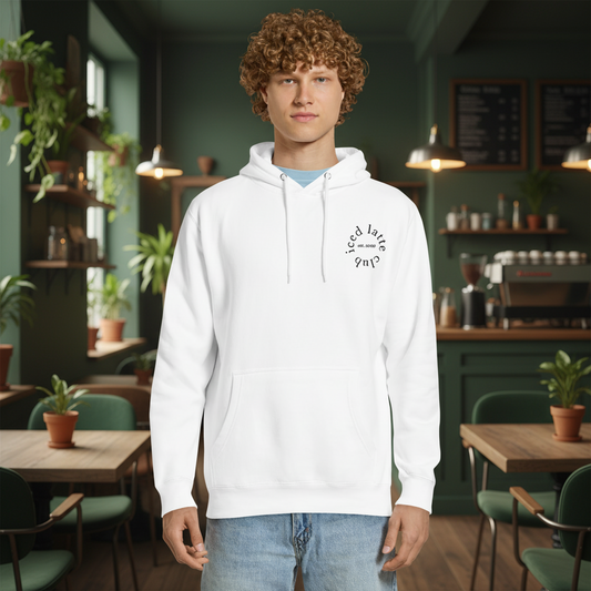 ICED LATTE CLUB | UNISEX HOODIE | MILKY WHITE