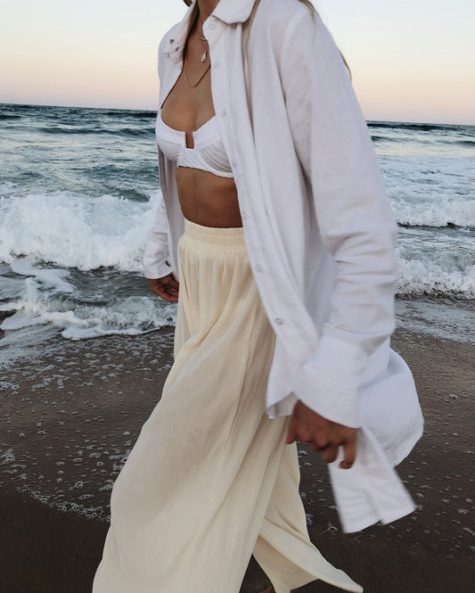 THE POSITANO PANTS | BEIGE