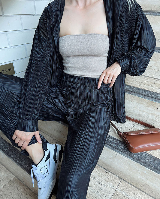 THE SICILY BLOUSE | BLACK