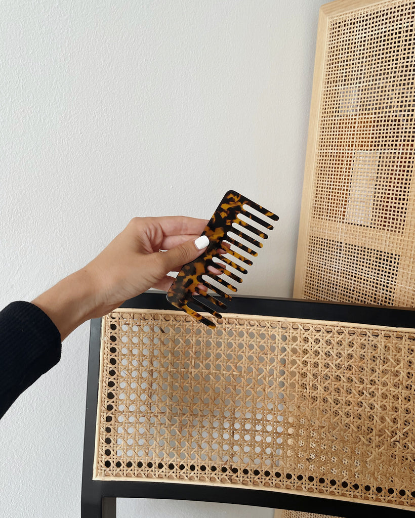 RILEY Hair Comb | Leopard