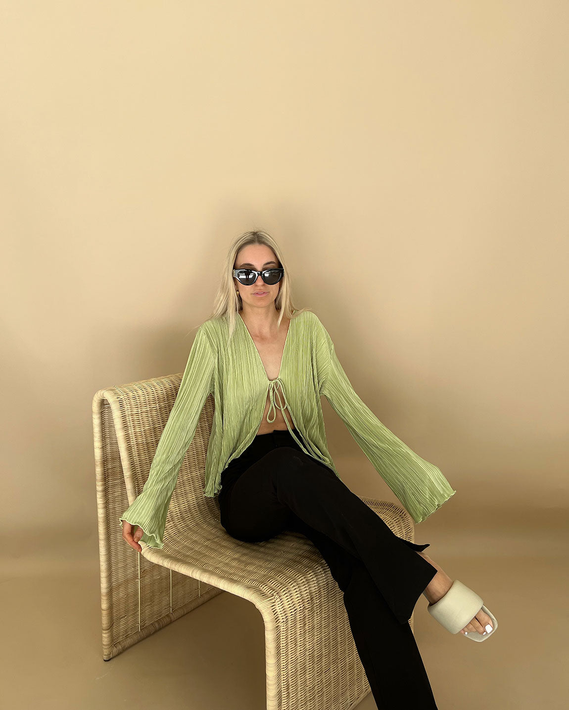 THE PARIS BLOUSE | GREEN