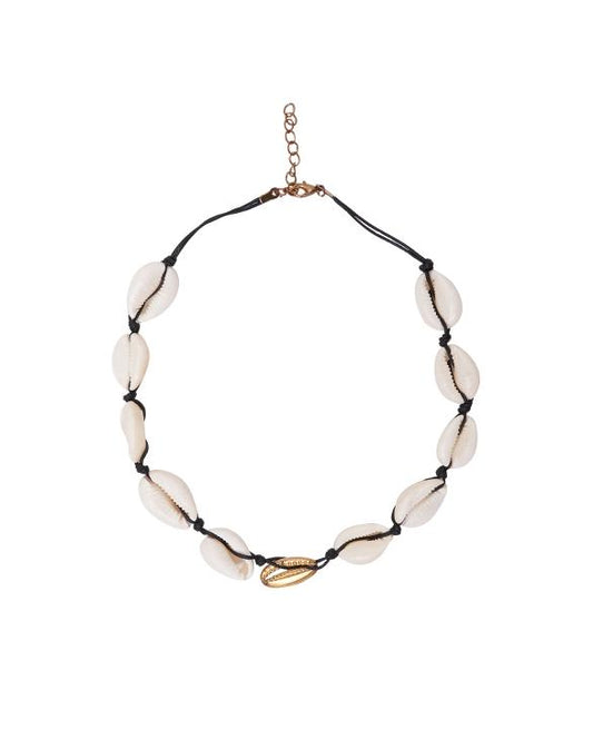 gold shell choker the bare sea