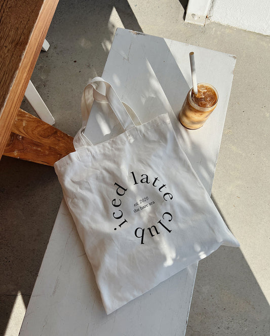 ICED LATTE CLUB Tote Bag