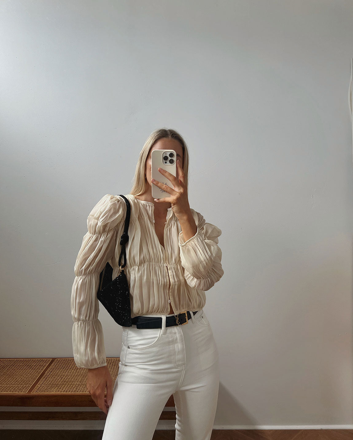 THE SARDINIA BLOUSE | BEIGE