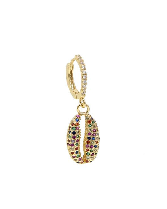 CAT Coloured Shell Earring