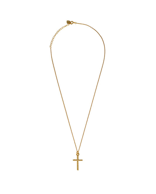 PIPER Cross Necklace | 18K Gold Plated