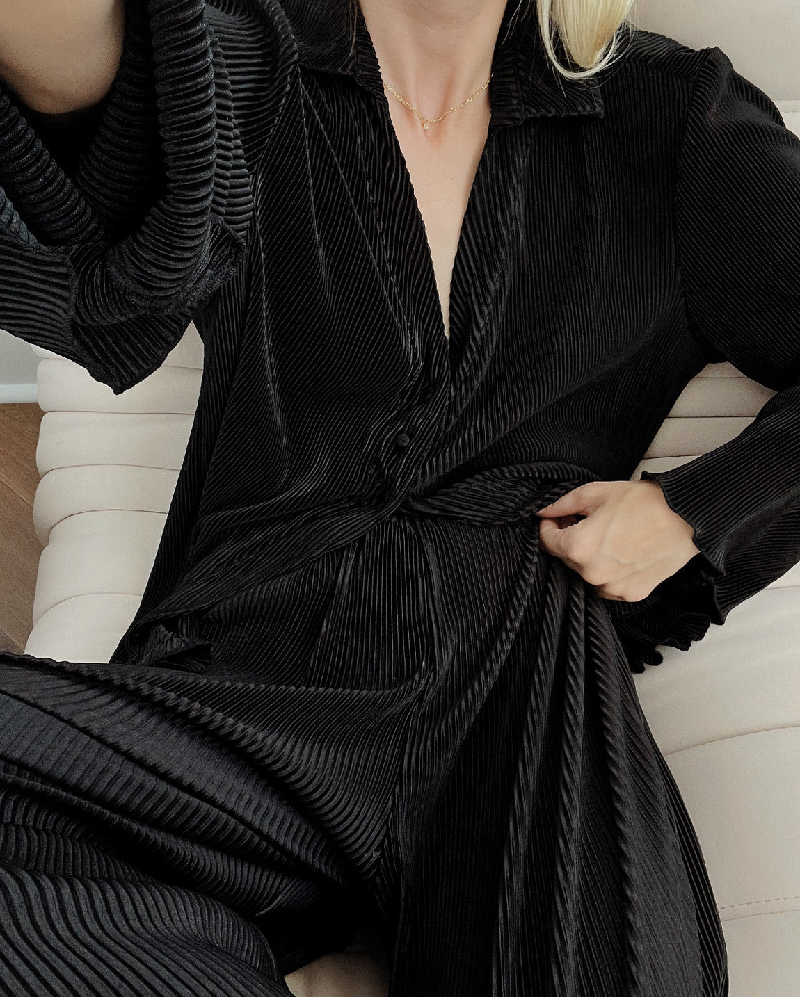 THE TUSCANY BLOUSE | BLACK