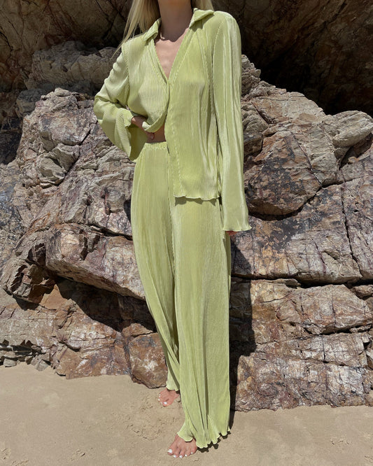 THE TUSCANY PANTS | GREEN