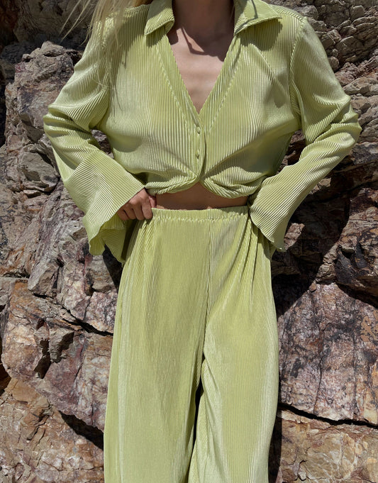 THE TUSCANY BLOUSE | GREEN
