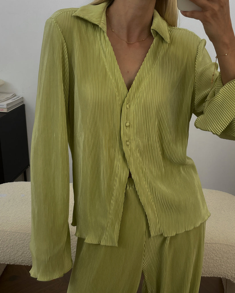THE TUSCANY BLOUSE | GREEN